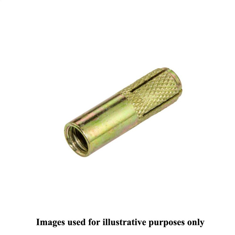 M12 Drop In Anchor (100 Per Pack) Tamlex