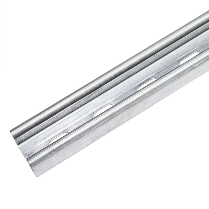 41mm x 41mm Galvanised Slotted Channel (3m Length) - Tamlex