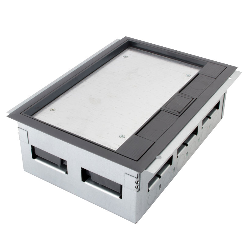 3 Compartment 100mm Deep Cavity Service Box - Tamlex