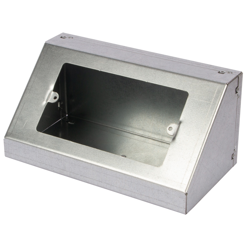 2 Gang Pedestal Box - Galvanised - Tamlex